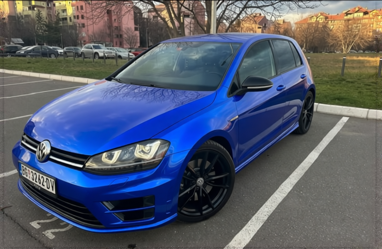 Your car rendered in Royal Blue gloss wrap