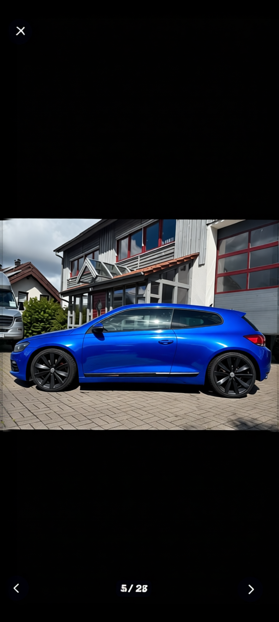 Your car rendered in Royal Blue gloss wrap