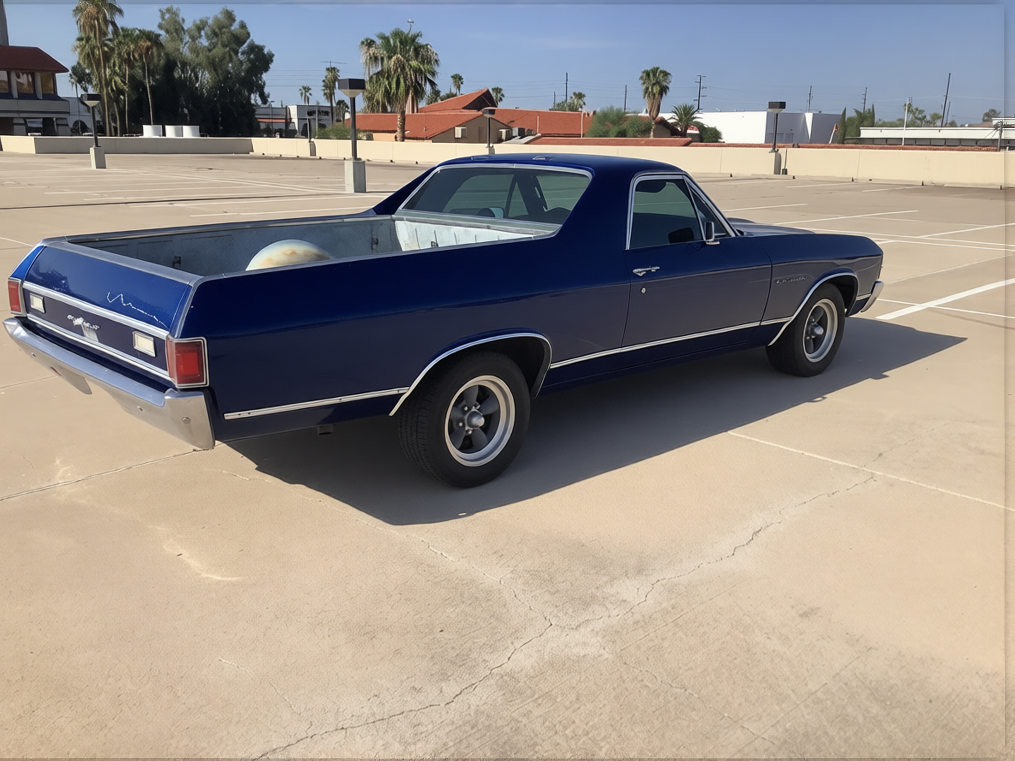Your car rendered in Deep Navy gloss paint