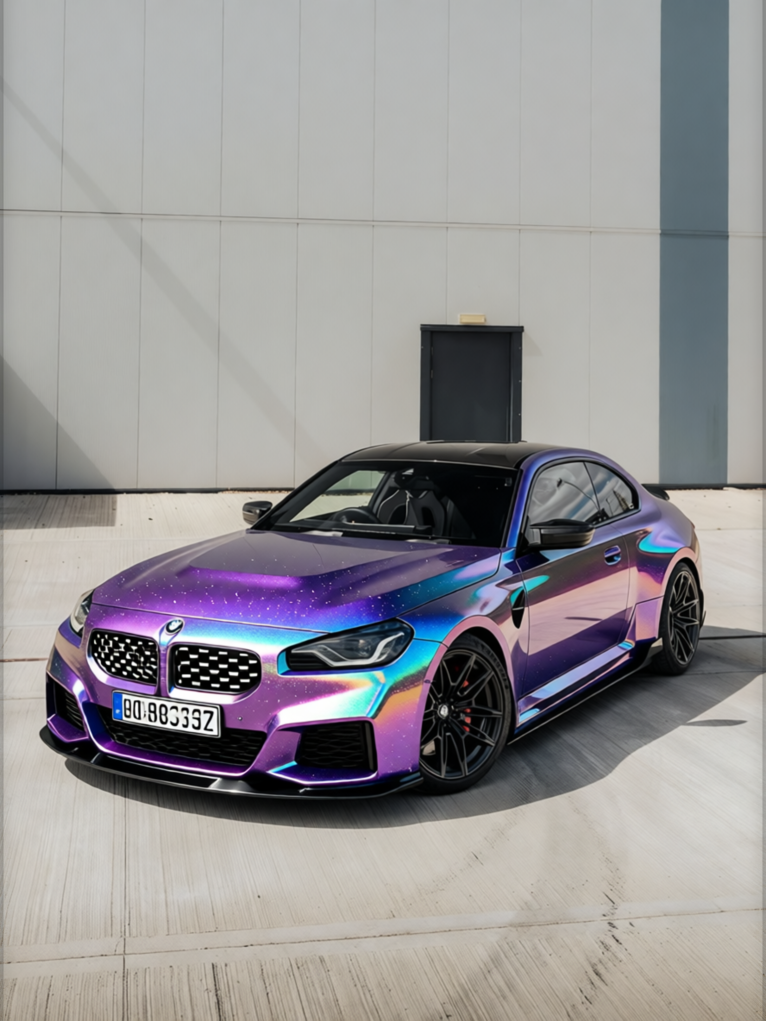 BMW M2 in Violet Haze, gloss finish