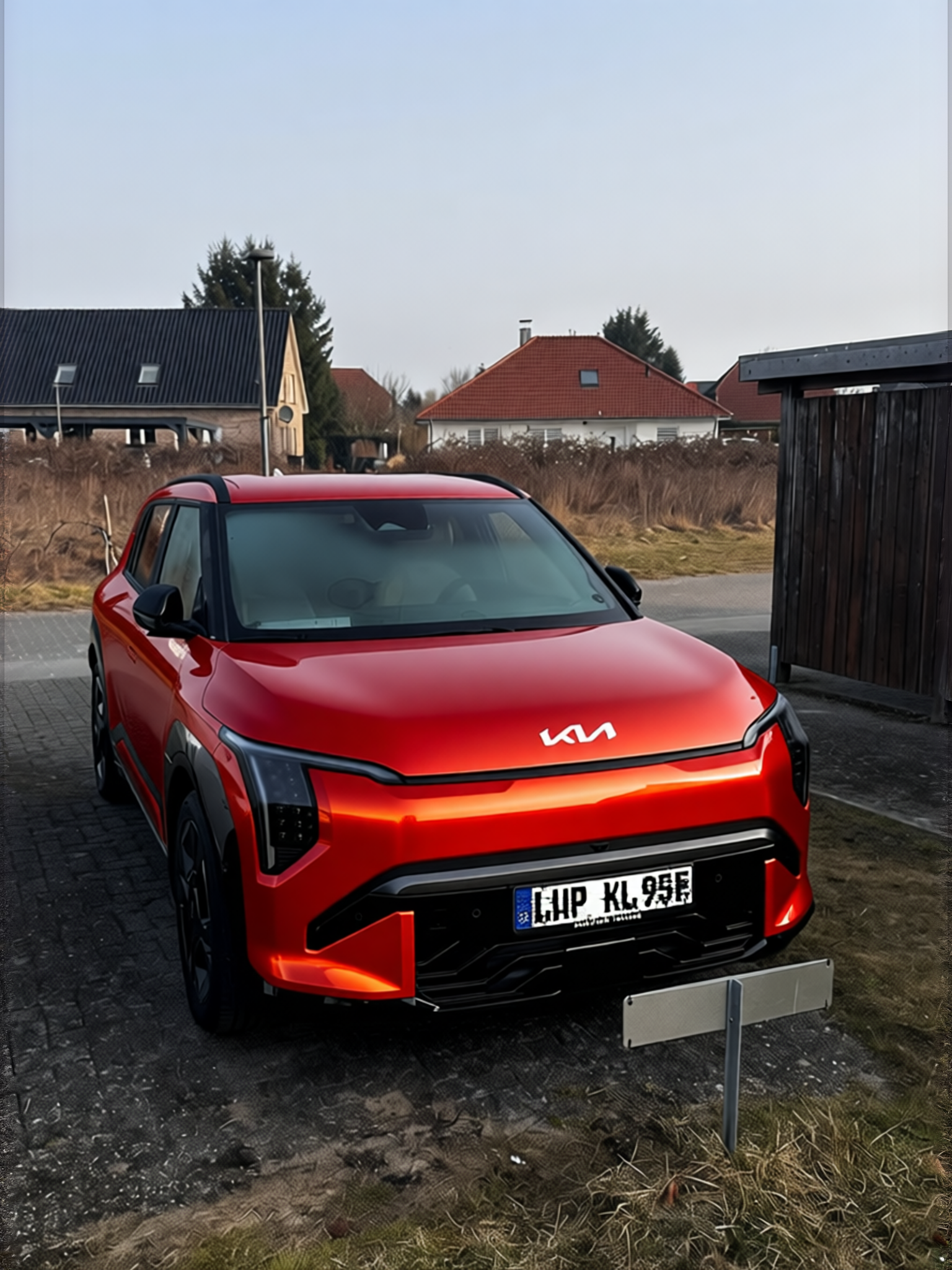 Your car rendered in Gloss Dragon Fire Red gloss wrap