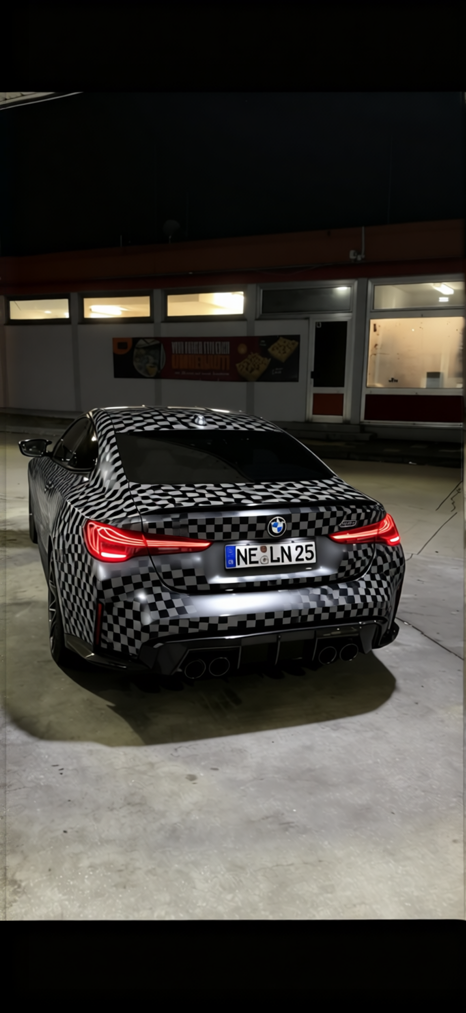 Your car rendered in Shadow Black matte wrap