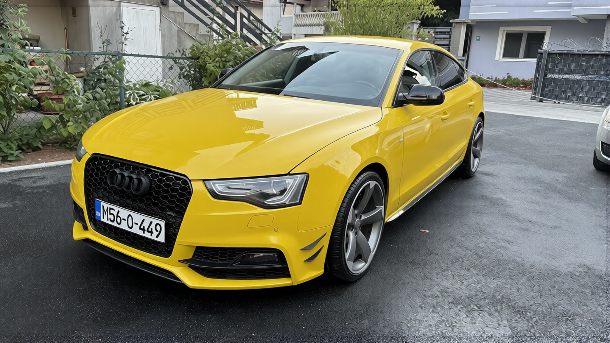 Your car rendered in Racing Yellow gloss paint