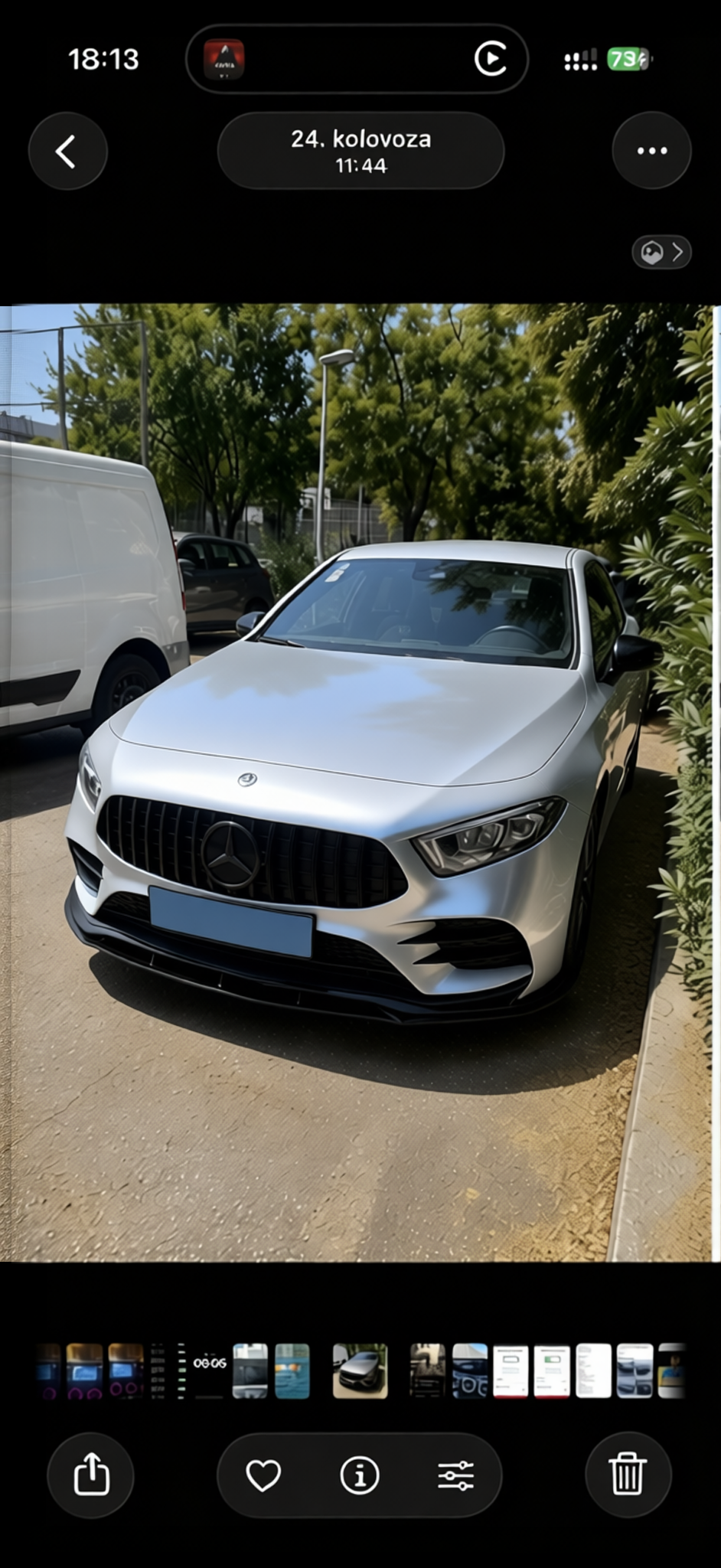 Your car rendered in Matte Chrome Alexander Silver Metallic gloss wrap