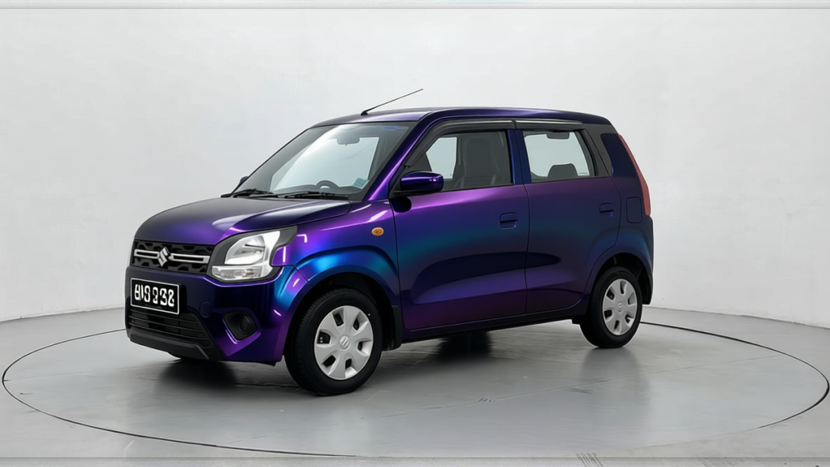 Your car rendered in Super Gloss Spectrum gloss wrap