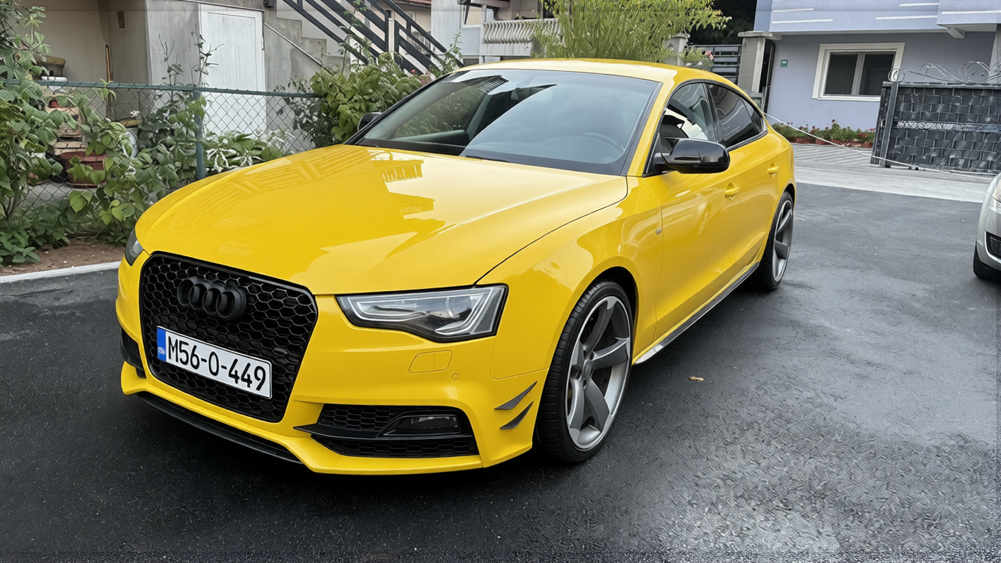 Your car rendered in Racing Yellow gloss paint