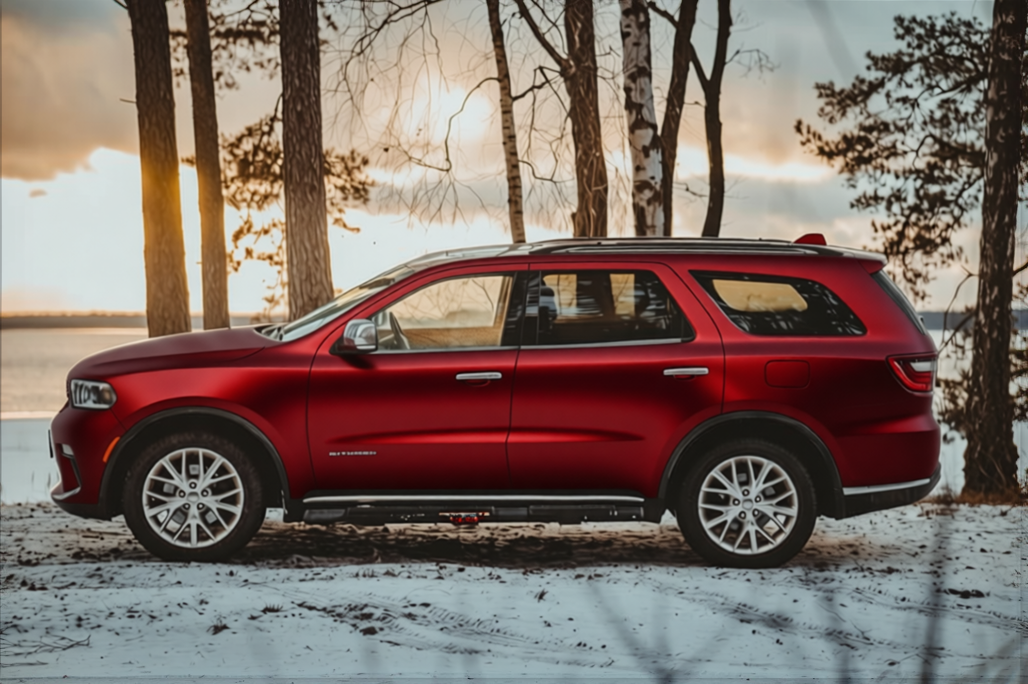 Your car rendered in Crimson Red satin wrap