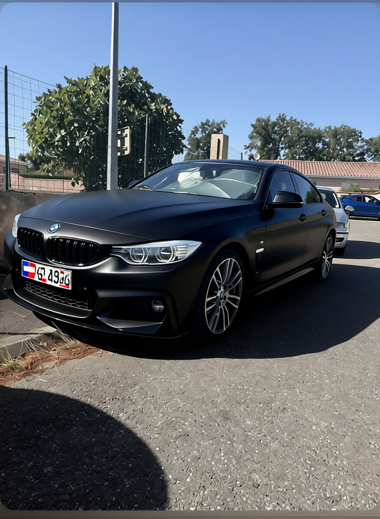 Your car rendered in Satin Obsidian Black satin wrap