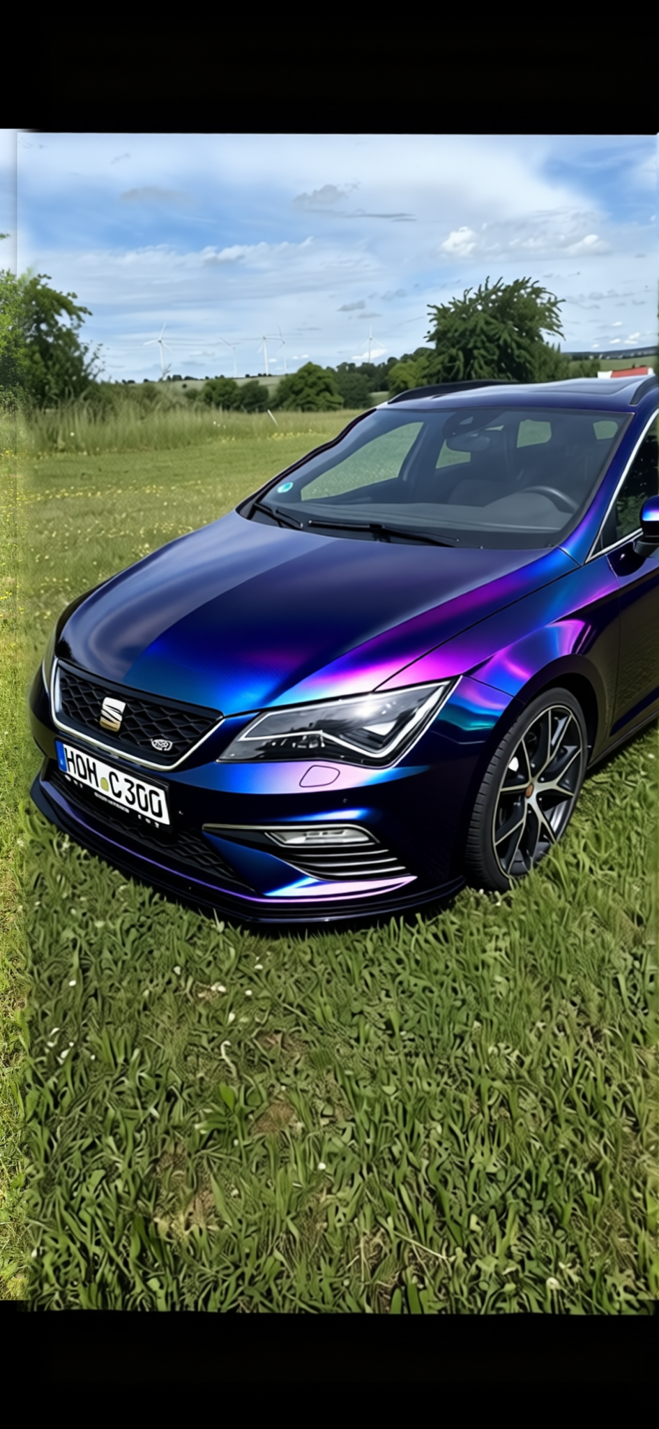 Your car rendered in Super Gloss Spectrum gloss wrap