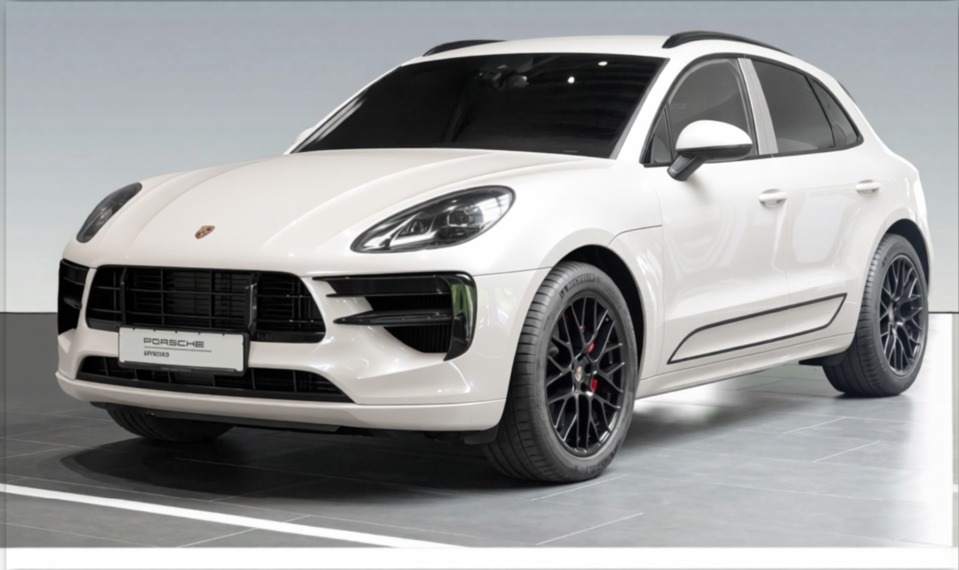 Your car rendered in Pearl White gloss paint