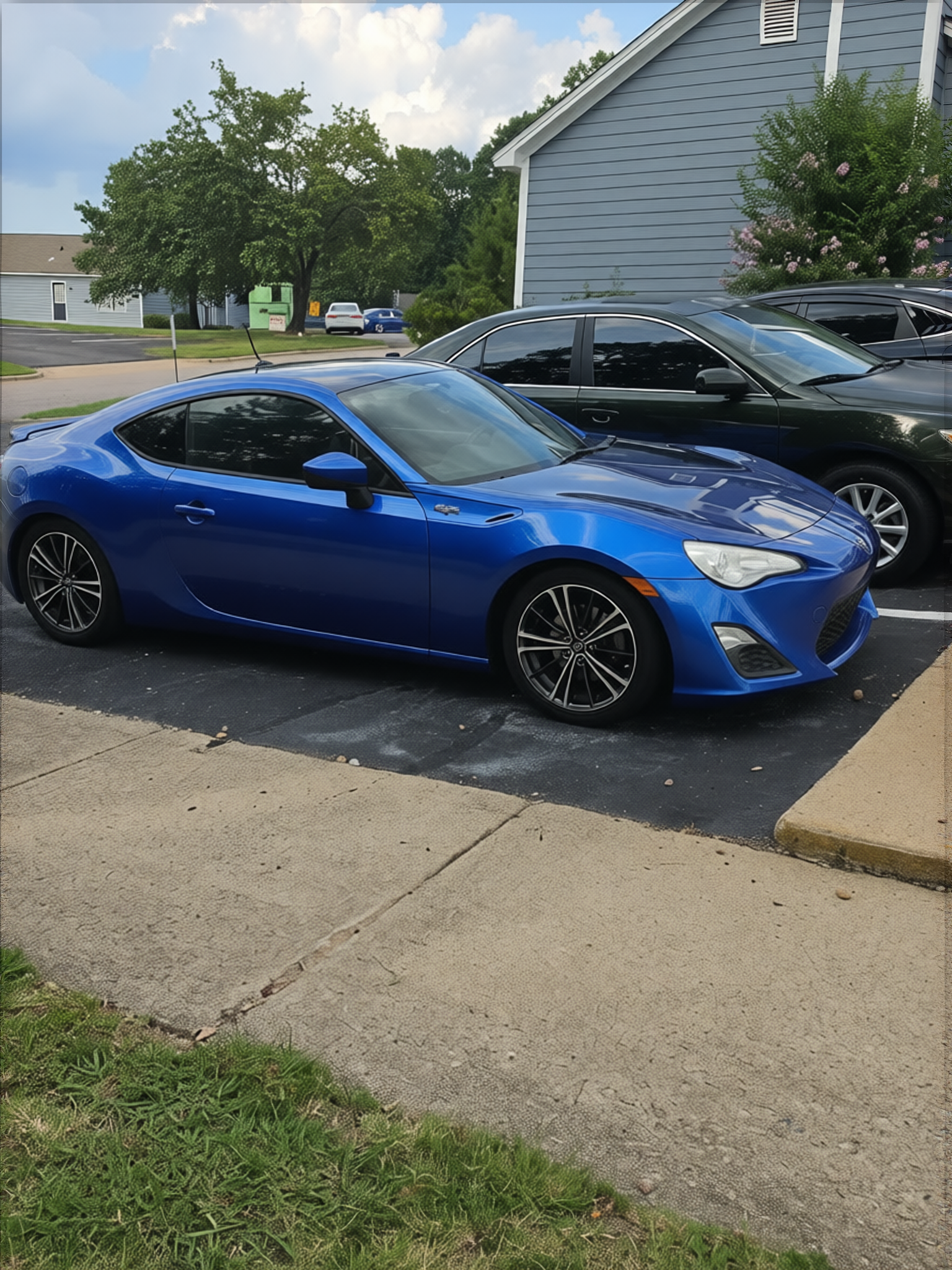 Your car rendered in Gulf Blue gloss paint