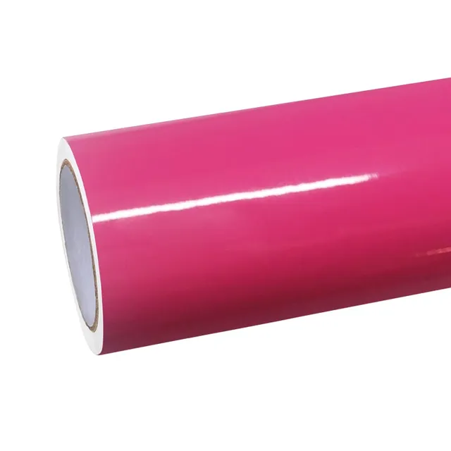 Ravoony Glossy Crystal Rose Red vinyl wrap film texture · Specced
