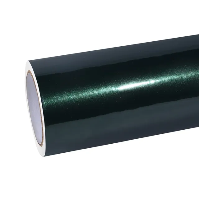 Ravoony Glossy Gothic Green vinyl wrap film texture · Specced
