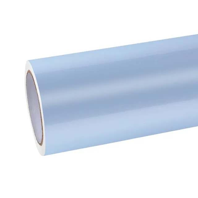 Ravoony Glossy Macaron Jazz Blue vinyl wrap film texture · Specced