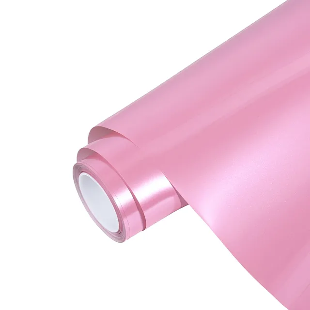 Ravoony Glossy Metal Paint Shell Pink vinyl wrap film texture · Specced