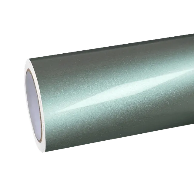 Ravoony Glossy Metallic Hadlin Green vinyl wrap film texture · Specced