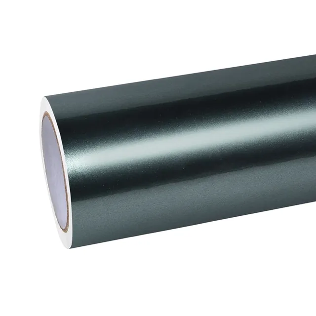 Ravoony Glossy Metallic Paint Fir Green vinyl wrap film texture · Specced