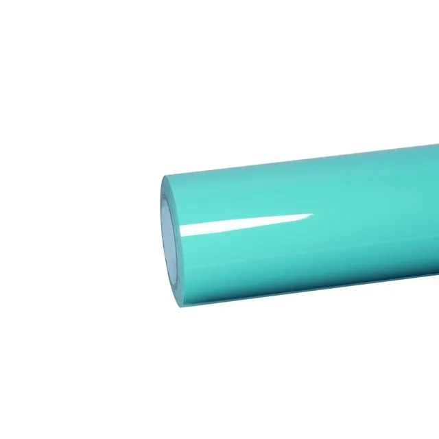 Ravoony Glossy Tiffany Blue vinyl wrap film texture · Specced