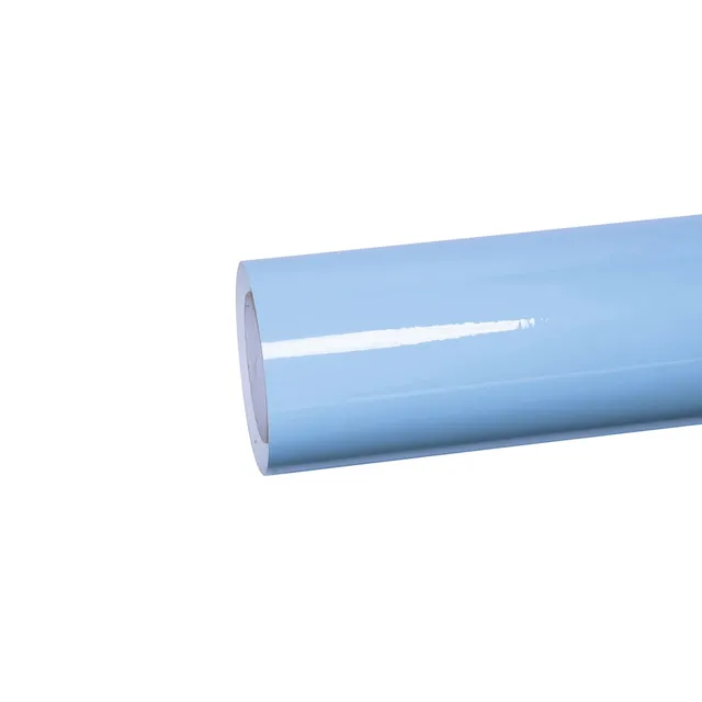 Ravoony Glossy Zandvoort Blue vinyl wrap film texture · Specced