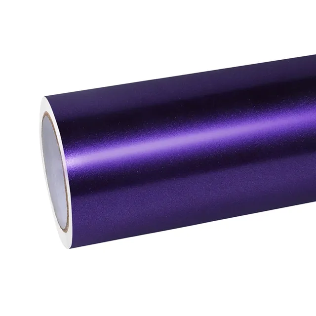Ravoony Matte Heavy Metal Sparkle Purple vinyl wrap film texture · Specced