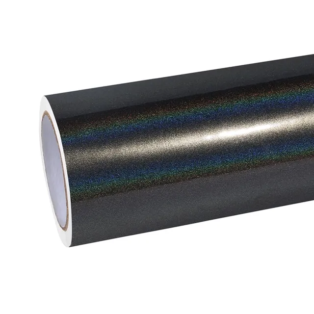 Ravoony Matte Laser Grey vinyl wrap film texture · Specced