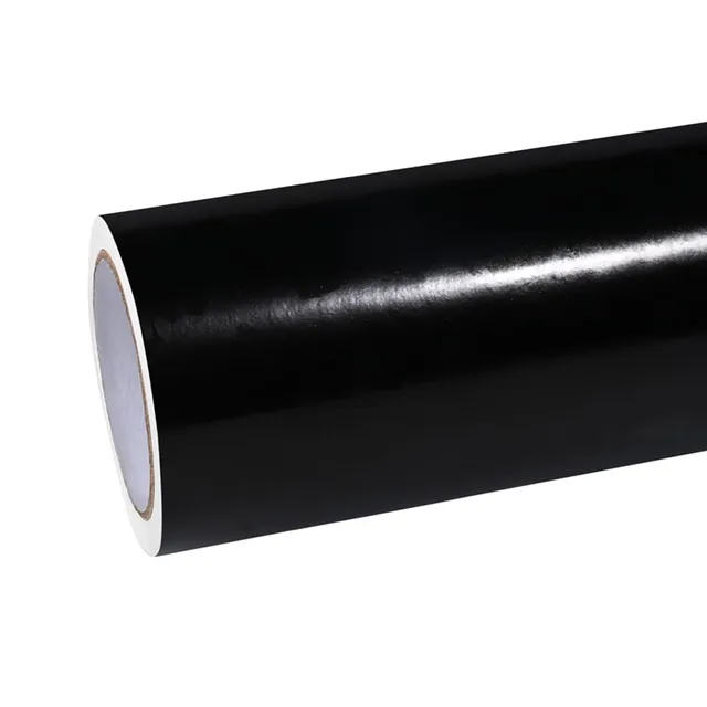 Ravoony Pure Metal Black vinyl wrap film texture · Specced
