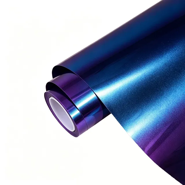Ravoony Purple And Red Chameleon vinyl wrap film texture · Specced