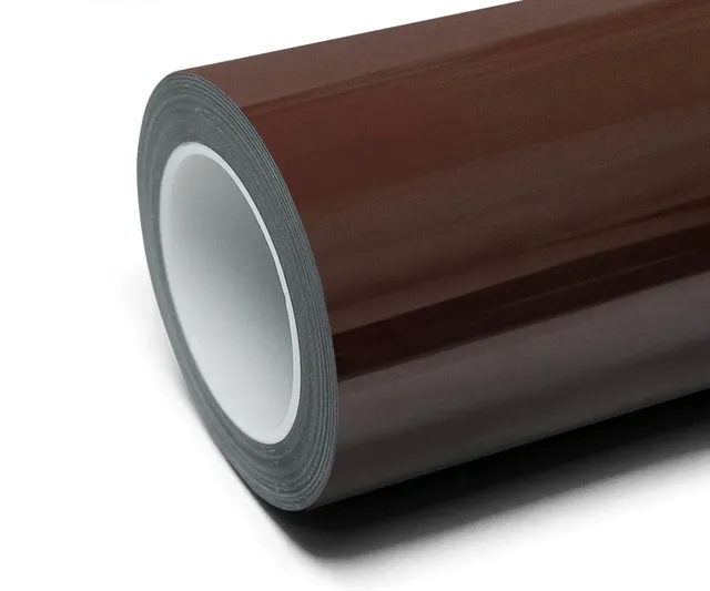 Inozetek Super Gloss Majestic Brown vinyl wrap film texture · Specced